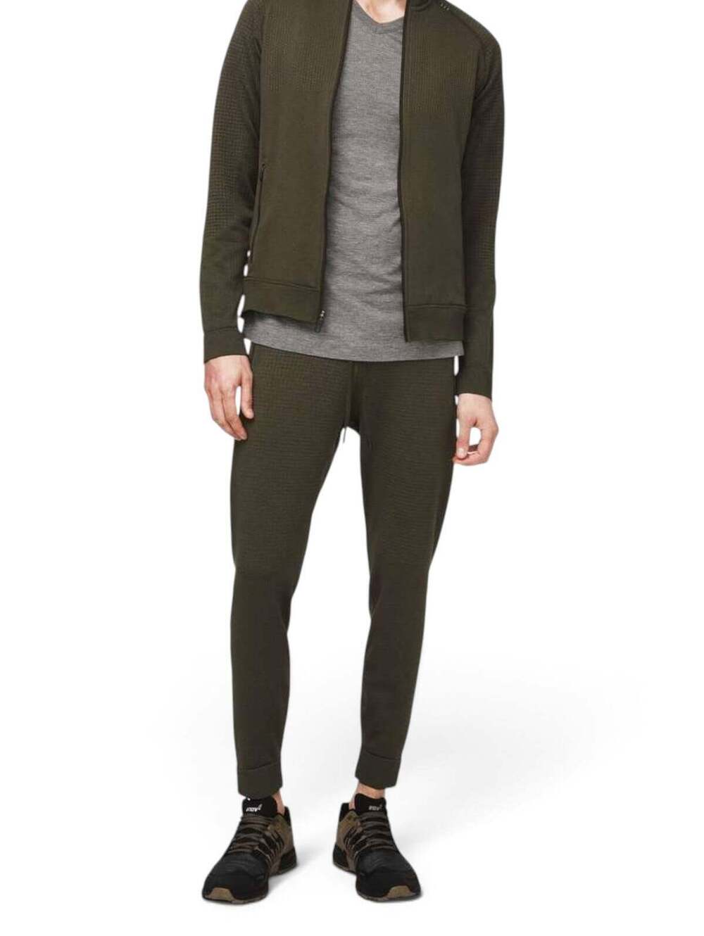 Lululemon Men's Textured Knit Jogger Olive Size Large